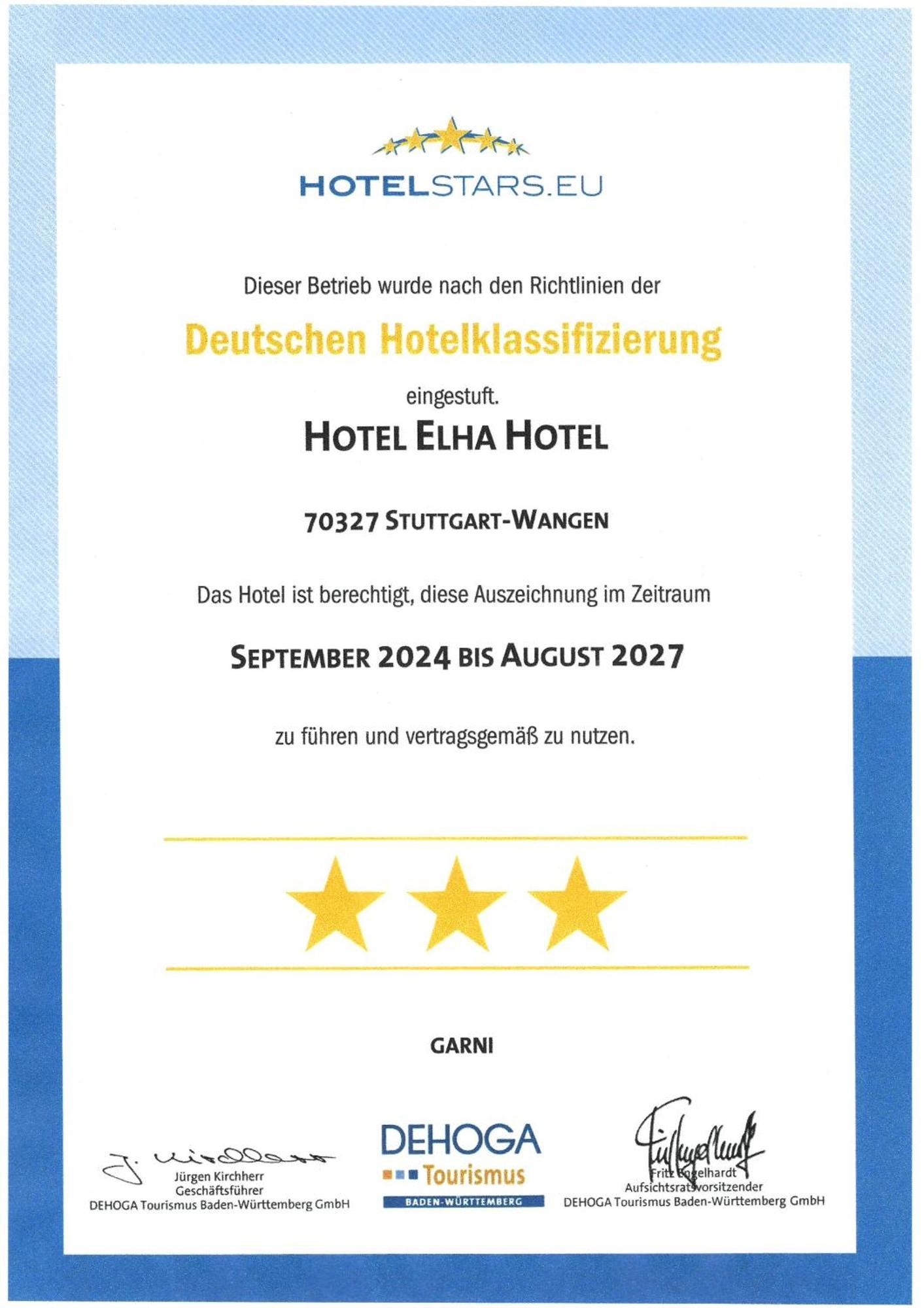 Elha Hotel Stuttgart